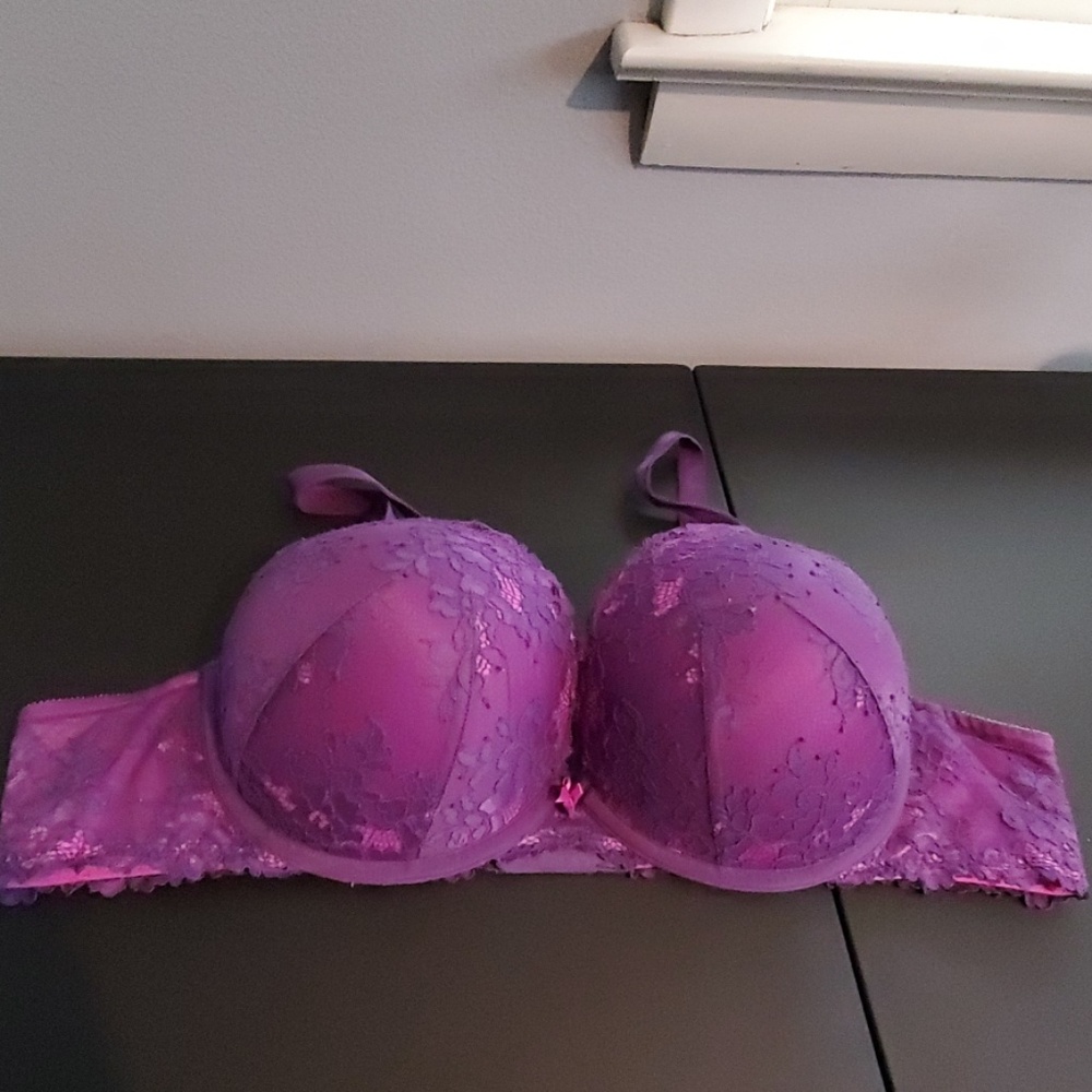 Purple Lace Bra